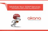 Mobilize Your SOAP Services...Comparing SOAP and REST SOAP and REST serve similar purposes in architectural terms. Both enable software applications to call on web services to retrieve