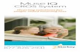 Muse iQ CROS System Brochure - Starkey Hearing Technologies · The Muse iQ CROS System Now, if you have single-sided hearing loss you’ll be able to hear the world around you in