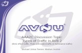AAA2C Discussion Topic: Types of Traffic in AVB 2 · AAA2C Discussion Topic: Types of Traffic in AVB 2 (Best effort traffic, Rate constraint traffic & Scheduled traffic) Michael Johas