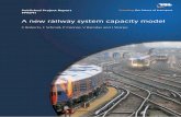 A new railway system capacity model · The question of route capacity is a prominent issue for the modern railway network, especially since a railway is a fixed guidance system, requiring