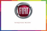 Fiat Range Pricelist - March 2019...7" HD Touchscreen Radio with 3D Navigation, Bluetooth, USB and DAB 7QC €250 Apple Car Play / Android Auto 8EW Uconnect Link Pack (7" HD Touchscreen