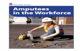 Amputees in the Workforce - The War Amps · Amputees in the Workforce • 1 This booklet is based on the experience of members of The War Amps CHAMP Program. Tom, a CHAMP Graduate,