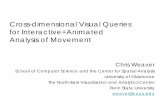 Cross-dimensional Visual Queries for Interactive+Animated ...geoanalytics.net/GeoVisualAnalytics08/s16.pdf · Analysis of Movement Chris Weaver ... • Alan M. MacEachren, et. al.