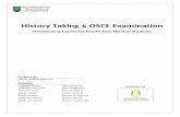 History Taking OSCE Examination - JU Medicine...3 | Page Preface OSCE is the abbreviation of “Objective Structured Clinical Examination”. This examination tests your clinical skills