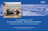Coalition for Sustainable Urbanisation · government, and within local government to sub-units and commu-nities, and (e) vital role of local authorities and their local partners in