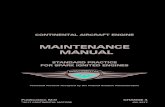 MAINTENANCE MANUAL - CSOBeech · documents and Airworthiness Directives may also affect ICAs. Refer to Section 1-2.5 for instructions to check current publication status. Part No.