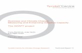 Business and Climate Change: Measuring and Enhancing ... · Business and Climate Change: Measuring and Enhancing Adaptive Capacity Tyndall Centre Technical Report No. 11 February