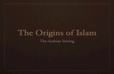 The Origins of Islam - Ms. Blevins' Websitemsblevinspl.weebly.com/uploads/3/8/4/7/38479981/3.1geo.pdfNomadic people who move from place to place, with no ﬁxed home aka bedouins lived