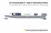 ETHERNET NETWORKING - Johnson Outdoors · 2019-12-10 · The shape of the Ethernet port determines the cable(s) you need to purchase, as shown in the following table. The Ethernet