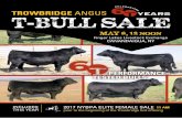 Angus Cattle Breeder - c e lebr a TROWBRIDGE 6 t i n g YEARS 6 c … · 2017-04-06 · throughout the region that are raising cattle that will fit the needs of many cattlemen, ...