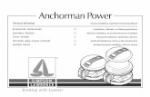 Anchorman Power - Manuals/Instruction Manuals/Anchorman Power.pdf Manual de Instalaciأ³n, Operaciأ³n