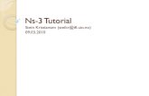 Ns-3 Tutorial - Universitetet i oslo · Ns-3 Overview Free and open source discrete event network simulator Intended as a replacement for the popular ns-2 Clean slate implementation