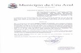  · 2017-05-10 · cÉU AWL Município de Céu Azul Estado do Paraná PORTARIA NO 099/2017, 8 de maio de 2017. Designa Servidora para o recebimento e gestão de recursos através
