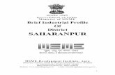 Brief Industrial Profile Of District SAHARANPUR DIPS Saharanpur.pdf- 1 - Brief Industrial Profile Of District SAHARANPUR MSME -Development Institute, Agra (Ministry of Micro, Small