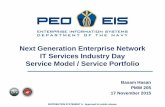 Next Generation Enterprise Network IT Services Industry ... Service Management...The Service Portfolio (SP) represents a catalogue of services managed by a service provider. It contains