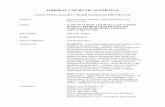 FEDERAL COURT OF AUSTRALIA - Patent Docs...Feb 15, 2013  · FEDERAL COURT OF AUSTRALIA Cancer Voices Australia v Myriad Genetics Inc [2013] FCA 65 ... United States Patent and Trademark