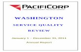 WASHINGTON · In UE-042131, the Washington Utilities and Transportation Commission (the Commission) approved the ... evaluate customer-specific reliability in Section 4 Customer Reliability