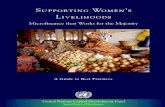 Supporting Women’s Livelihoods - Microfinance …...Supporting Women’s Livelihoods: Microfinance that Works for the Majority A Guide to Best Practices by Deena M . Burjorjee ,