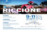 PADEL FUN 9-11 - Tornei Calcio Sportland · 2017-02-21 · CLINIC TOP LEVEL Sun Padel Riccione con istruttori spagnoli #Padel4Fun INFO & ISCRIZIONI: INTERNATIONAL FOOTBALL EVENTS