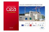JULES HOROWITZ REACTOR - CNEA...JULES HOROWITZ REACTOR: ORGANISATION FOR THE PREPARATION OF THE COMMISSIONING PHASE AND NORMAL OPERATION J. ESTRADE - G. BIGNAN - JL. FABRE - O. MARCILLE