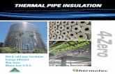 4-Zero Hot & cold pipe insulation · ends shall be tightly butted together and all joints and foil overlaps be taped using a 48mm wide 4-Zero rated pressure sensitive adhesive aluminium