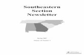 Southeastern Section Newslettersections.maa.org/southeastern/maase/uploads/... · Southeastern Section Officers 2006-2007 Chair: Martha Abell (Georgia Southern University) ... 2011