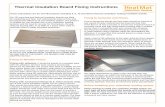 Heat Mat Thermal Insulation Boards Instructions-2019.pdf · Contact Heat Mat’s Technical Support Team on: 01444 247020 for installation advice. Version 3 .04.18 Installing underfloor