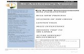 Our Priests Key Parish Announcements RCIA FACILITATORS (2016_03... · 2016-04-28 · Gospel" is the first apostolic extortion by Pope Francis. It outlines the Pope [s vision on the
