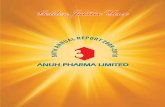 ANUH PHARMA LIMITED - sk1932.com Annual report 2009 - 2010.pdfANUH PHARMA LIMITED 2 NOTICE FIFTIETH ANNUAL GENERAL MEETING of the Members of ANUH PHARMA LIMITED will be held at 11.30