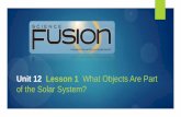 Unit 12 Lesson 1 What Objects Are Part of the Solar System? · 10/12/2017  · Unit 12 Lesson 1 What Objects Are Part of the Solar System? Unit 12 Lesson 1 What Objects Are Part of