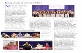 Taking music to school children M - DHVANI INC...14 l SRUTI October 2019 M usic Forum, in association with The Music Academy, organised a mega workshop titled ‘Yuva Rasika’, for