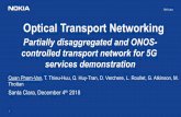 Bell Labs Optical Transport Networking...Nokia Feedback on the contents of this document, Nokia may freely use, disclose, reproduce, license, distribute and otherwise commercialize