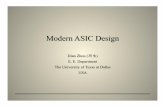 ASIC 2011 chapter 2 flow and perspectivezhoud/EE6306/lecture slides/ASIC 2011... · geometric shape and size, etc. – The variety found in the cell library enhances the efficiency