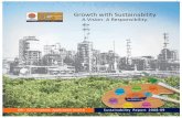 Growth with Sustainability - Iocl.com · Growth with Sustainability A Vision. A Responsibility. Technology Customers People Innovation Environment Ethics The Energy of India. Reaching