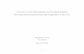 Overview of the Determinants in Canadian Exports · 1 Overview of the Determinants in Canadian Exports Of Fresh and Processed Fruit and Vegetables to the U.S. By Ingrid M. Diaz 101
