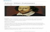 Authors: William Shakespeare - Weebly · Authors: William Shakespeare William Shakespeare 'Chandos portrait' after a previous owner, James Brydges, 1st Duke of Chandos Synopsis: William