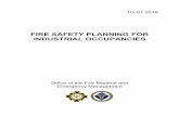 TG-01-2016 - Fire Safety Planning for Industrial ... · Fire Safety Planning for Industrial Occupancies TG-01-2016 Office of the Fire Marshal and Emergency Management The Ontario