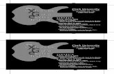the eXtensible Electric Guitar Festival April 4–5, 2008 Clark … · 2008-03-22 · Dither Guitar Quartet Gray Code Thomas Ciufo Seth Josel Brian Knoth & R.A. Fish Michael Nicolella