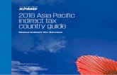 2016 Asia Pacific indirect tax country guide · 2020-03-12 · VAT reforms. At its most basic level, China’s indirect tax system has transformed over the past 4.5 years from a bifurcated
