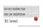 2018-2019 academıc year fırst day presentatıon Day Presentation(1).pdf · Writing parts in Midterm and Proficiency Exam (IYS) are assessed twice. 2 different instructors read and