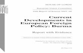 Current Developments in European Foreign Policy: Burma · Crickhowell, L. Selkirk of Douglas, L. Hamilton of Epsom, L. ... Department, and Ms Ruzina Hasan, Desk Ofﬁcer for Burma,