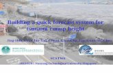 Building a quick forecast system for tsunami runup heighticrm.ntu.edu.sg/NewsnEvents/Doc/Documents/6th_SCST... · Building a quick forecast system for tsunami runup height SCSTW6