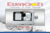 LBM-1000 - Eumach Co., Ltd. · lbm-1000 vertical machining center high speed bridge type emc / ce / iso 9002 certified. the newest eumach bridge type verti cal machining center not