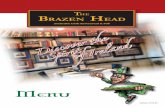 Witbank: 2018-05brazenhead.co.za/wp-content/uploads/2018/08/BH-Witbank-Menu-2018-LR-Proof.pdfThe original Brazen Head is a ‘living’, authentic Irish pub, situated in the heart