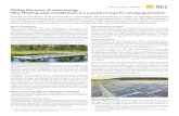 Riding the wave of solar energy: Why floating solar ... · The term floating PV, often also known under the adroit term floatovoltaics, is exactly what the name suggests - an installation