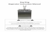 Keg King Kegerator Instruction - The Beverage PeopleBEEN STANDING UPRIGHT FOR 24hrs. FAILURE TO DO SO WILL VOID WARRANTY. STAND FRIDGE IN THE UPRIGHT POSITION FOR 24HRS BEFORE PLUGGING