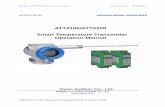 ATT2100/ATT2200 Smart Temperature Transmitter Operation …ATT2100 / ATT2200 Smart Temperature Transmitter Operation Manual M2X00-E01H * Information on this manual can ... This manual
