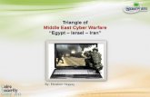 Triangle of Middle East Cyber Warfare “Egypt – Israel –Iran” · Triangle of Middle East Cyber Warfare “Egypt ... They are one of the active teams in attacking Egyptian web