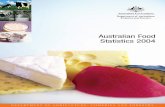 Australian Food Statistics 2004 - Agriculture · australian food statistics 2004 iii foreword This latest edition of Australian Food Statistics — like its predecessors — will