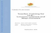 Teacher Training for CLIL: Lessons Learned and Ways Forwardtauja.ujaen.es/bitstream/10953.1/2285/1/Calle... · Teacher Training for CLIL: Lessons Learned and Ways Forward Alumno:
